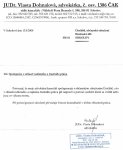 Vyjádření Advokátní kancelář