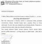 Vyjádření ZŠ Chodov