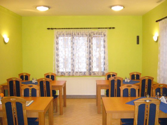 Nově opravená jídelna
