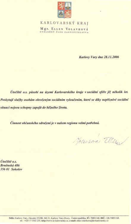 Vyjádření Karlovarský kraj