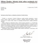 Vyjádření MÚ Chodov