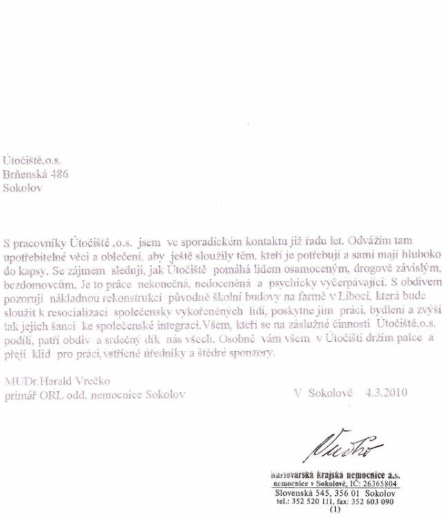 Vyjádření ORL Sokolov 